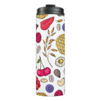 Granola, motif muesli sans soudure. Main des floco