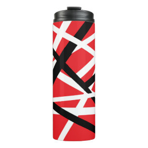 Bouteilles Isothermes Graphique rouge, noir et blanc