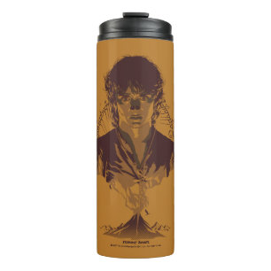 Bouteilles Isothermes Graphisme de l'inscription Tengwar de FRODO™ MOUNT