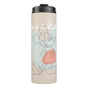 Bouteilles Isothermes Graphisme de Mickey Mouse en ligne continue