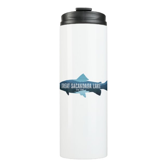 Bouteilles Isothermes Great Sacandaga Lake New York Fish (Devant)