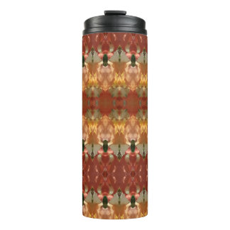 Bouteilles Isothermes Green & Amber Ikat 3