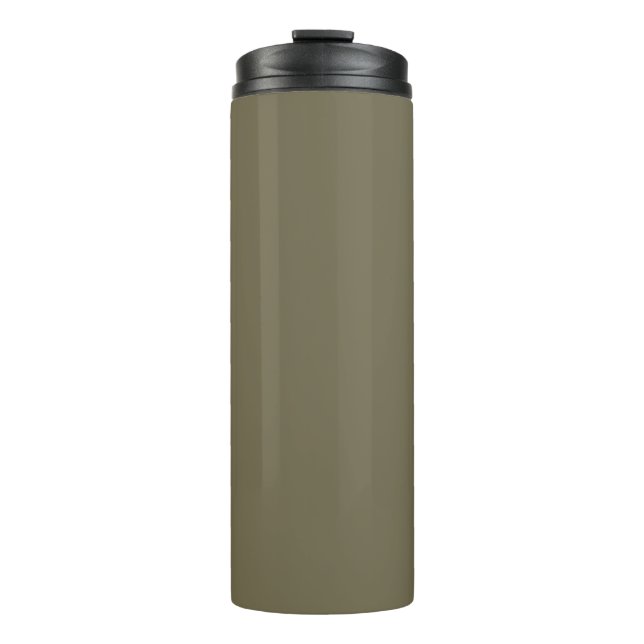 Bouteilles Isothermes Green Martini Olive Solid Color Print, neutre (Devant)
