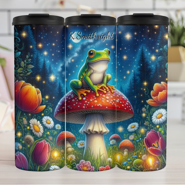 Bouteilles Isothermes Grenouille de nuit Champignons de la prairie étoil (Créateur téléchargé)