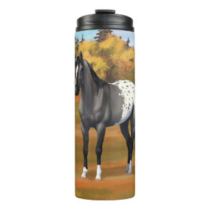 Bouteilles Isothermes Gris Grulla Appaloosa Quartier Horse Stallion