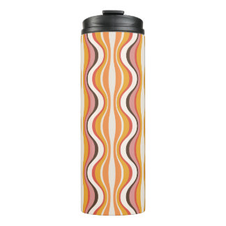 Bouteilles Isothermes Groovy, 70s retro style patterned travel mug