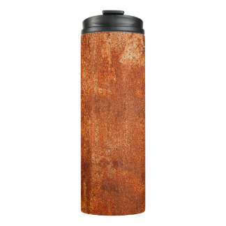 Bouteilles Isothermes Grunge texture métal rouillé. Corrosion rouillée e