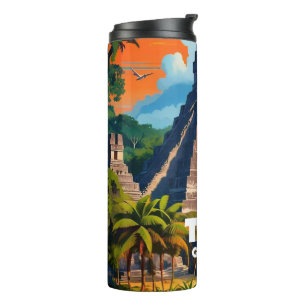 Bouteilles Isothermes Guatemala   Tikal Travel Vintage Retro