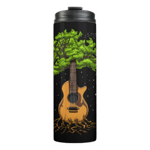 Bouteilles Isothermes Guitare Acoustique Arbre De Vie