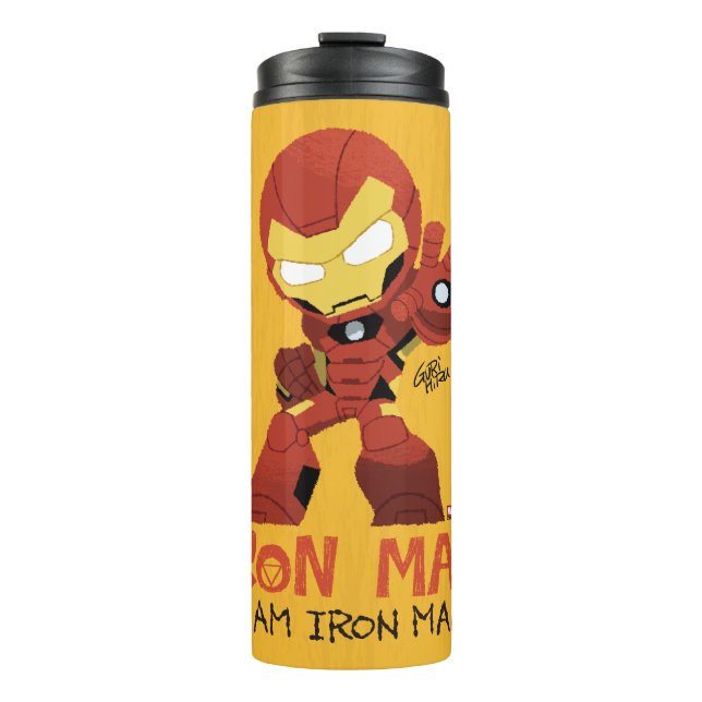 Bouteilles Isothermes Guri Hiru Iron Man (Devant)