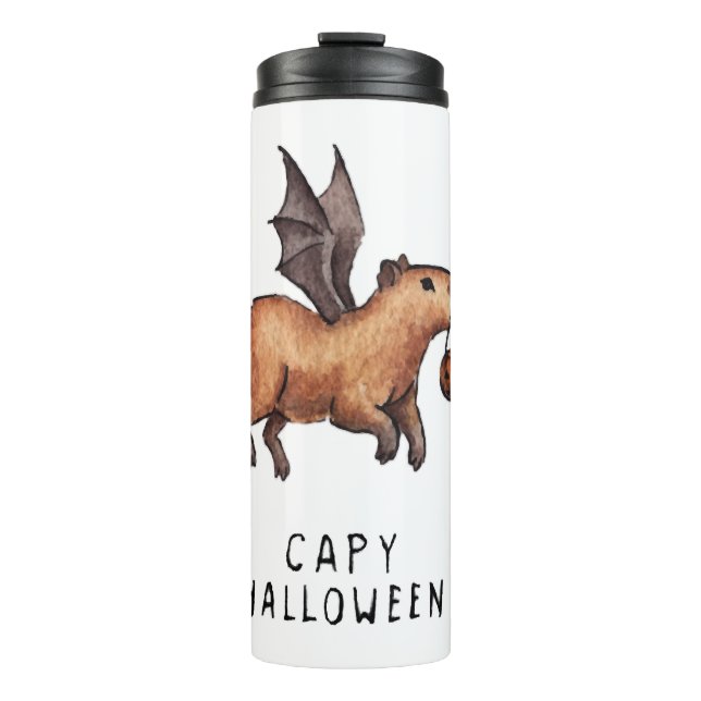 Bouteilles Isothermes Halloween Capybara (Devant)