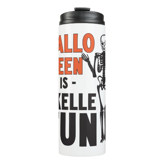 Bouteilles Isothermes Halloween est Skellefun (Devant)
