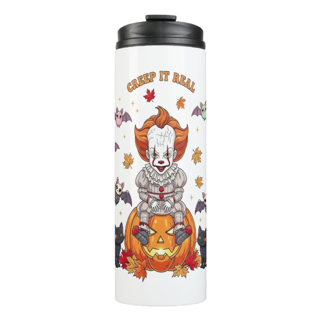 Bouteilles Isothermes Halloween Gnome Cute Citrouille (Devant)