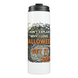 Bouteilles Isothermes Halloween Obtenez-le Arbre Squelette Citrouilles C