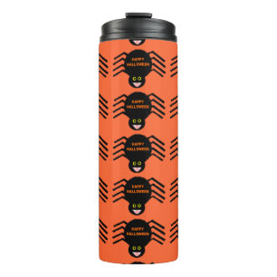 Bouteilles Isothermes Halloween Spider noir Tumbler thermique
