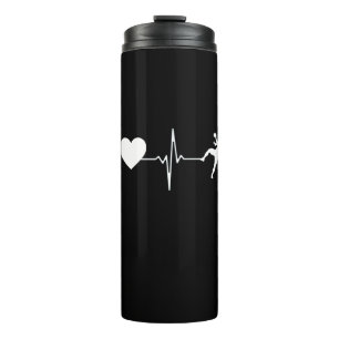 Bouteilles Isothermes Handball Joueur de Handball Battement de coeur
