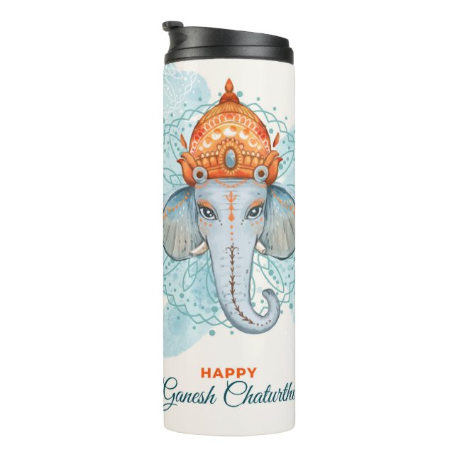 Bouteilles Isothermes Happy Ganesh Chaturthi (Tourné sur la droite)