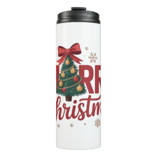 Bouteilles Isothermes Happy Merry Christmas