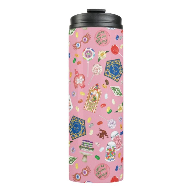 Bouteilles Isothermes HARRY POTTER™ | Grenouilles au chocolat et Motif d (Devant)