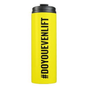 Bouteilles Isothermes Hashtag Soulevez-Vous Même Le Slogan Noir Jaune ?