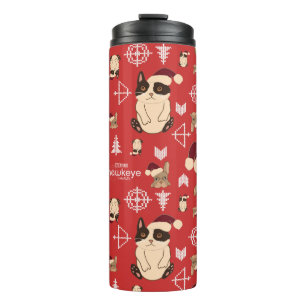 Bouteilles Isothermes Hawkeye Chat & Chien Vacances d'hiver Motif