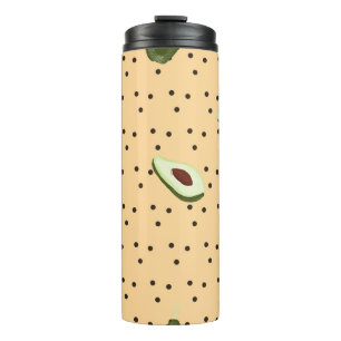 Bouteilles Isothermes Healthy foods. Seamless avocado pattern, avocado