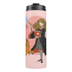 Bouteilles Isothermes Hermione et Crookshanks Wingardium Leviosa