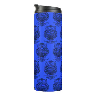 Bouteilles Isothermes Hibou (bleu foncé) - Tumbler thermique