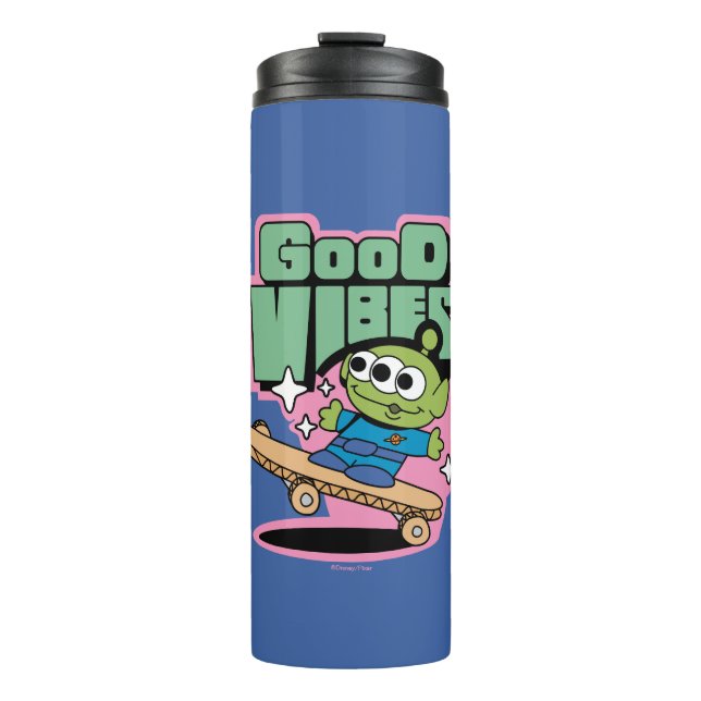 Bouteilles Isothermes Histoire du jouet | Little Green Men Good Vibes (Devant)