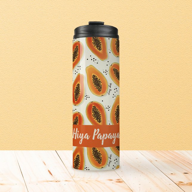 Bouteilles Isothermes Hiya Papaya Motif (Hiya Papaya Thermal Tumbler)