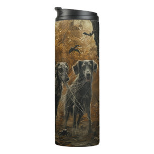 Bouteilles Isothermes Hound Afghan Halloween nuit chien délice