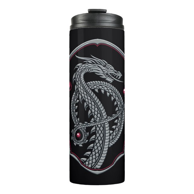 Bouteilles Isothermes HOUSE OF THE DRAGON | Silver Dragon Crest (Devant)