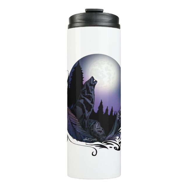 Bouteilles Isothermes Howling Wolf (Devant)
