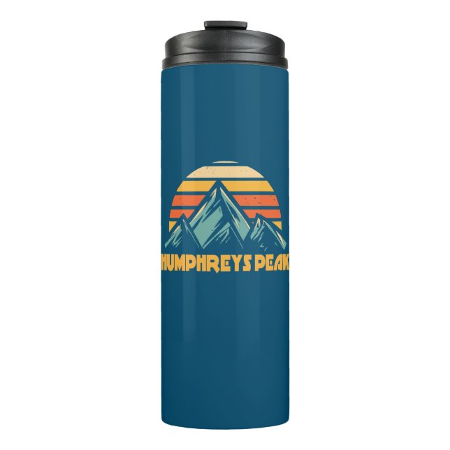 Bouteilles Isothermes Humphreys Peak Arizona Retro Turquoise (Devant)