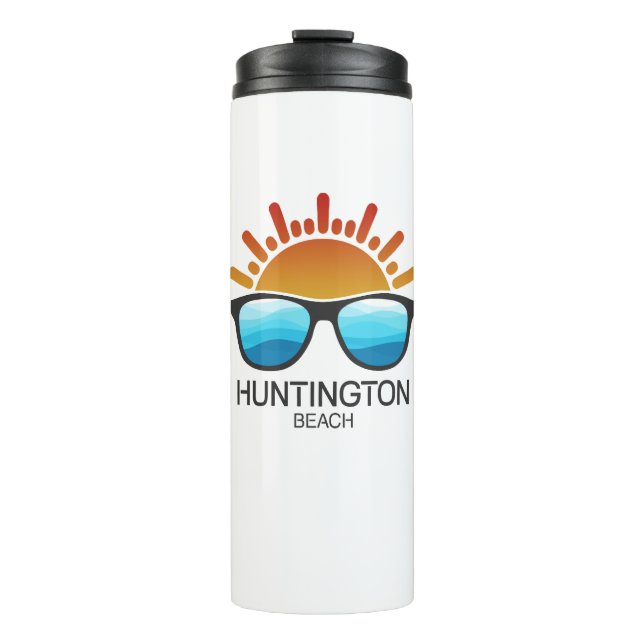 Bouteilles Isothermes Huntington Beach Caroline du Sud Lunettes de solei (Devant)