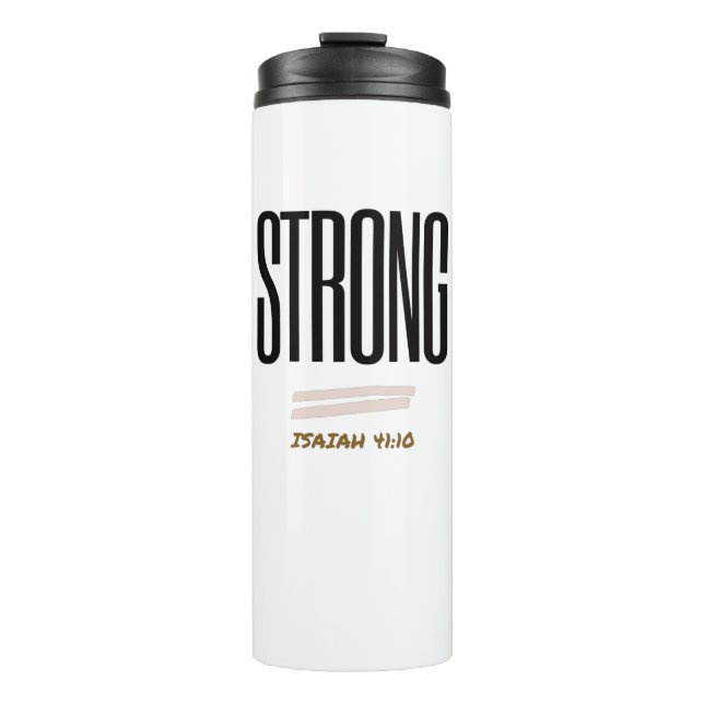 BOUTEILLES ISOTHERMES I AM (STRONG) - ISAIAH 41:10 (Devant)