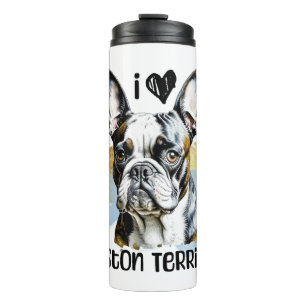 Bouteilles Isothermes I Love Boston Terriers