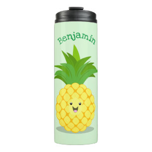 Bouteilles Isothermes Illustration d'ananas mignon