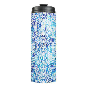 Bouteilles Isothermes Illustration de boho sans couture motif géométriqu
