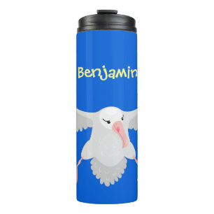 Bouteilles Isothermes Illustration de dessin animé d'un oiseau albatros