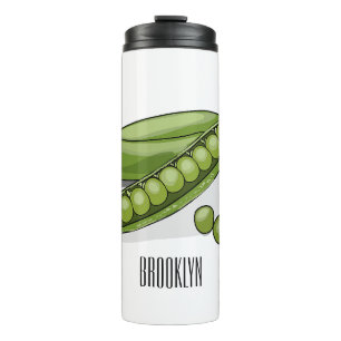 Bouteilles Isothermes Illustration de dessin de pois