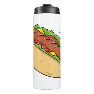 Bouteilles Isothermes Illustration de Hot dog