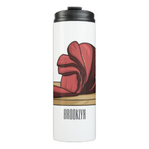 Bouteilles Isothermes Illustration de jambon