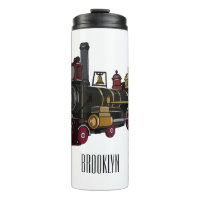 Illustration de la locomotive à vapeur
