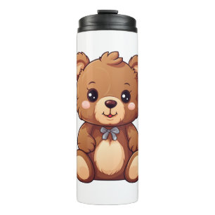 Bouteilles Isothermes Illustration de l'ours de dessin