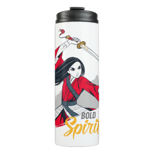Bouteilles Isothermes Illustration de Mulan "Bold Spirit"