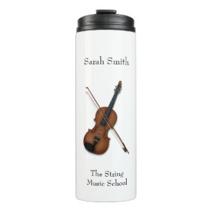 Bouteilles Isothermes Illustration de violon et de cordes Musique classi