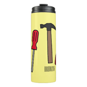 Bouteilles Isothermes Illustration des outils de menuiserie