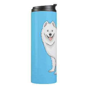 Bouteilles Isothermes Illustration Samoyed dog