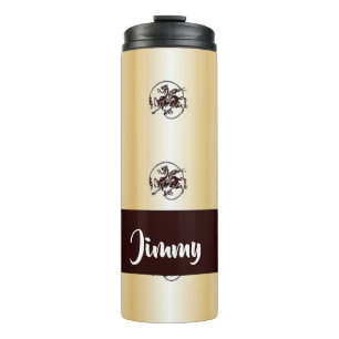 Bouteilles Isothermes Impression de dragons sur texture